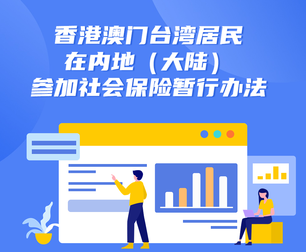 香港澳门台湾居民在内地（大陆）参加社会保险暂行办法