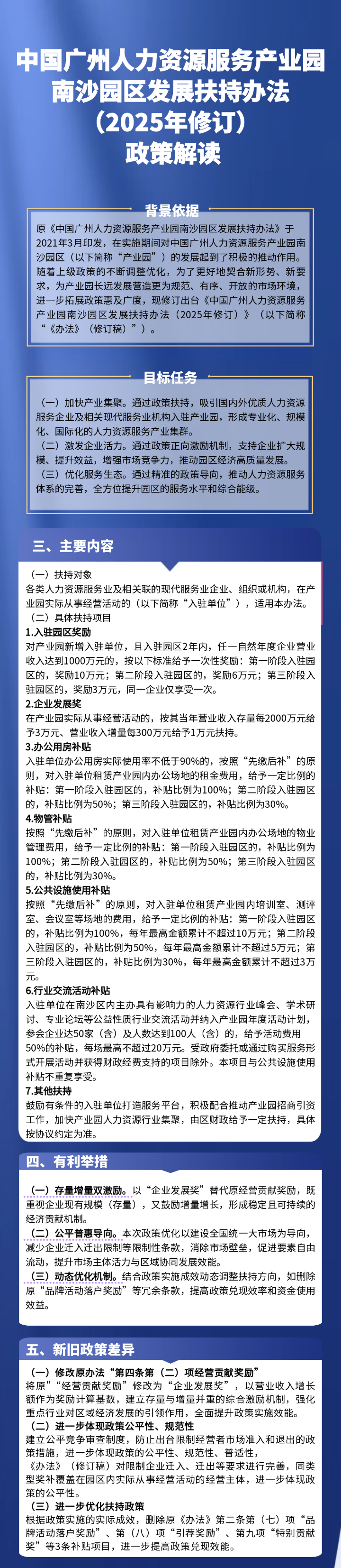 《中国广州人力资源服务产业园南沙园区发展扶持办法（2025年修订）》政策解读.png